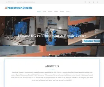 Yogeshwardiesels.com(Generator Repairing) Screenshot