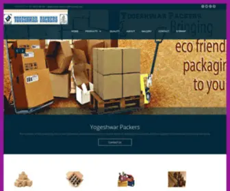 Yogeshwarpackers.com(Yogeshwar Packers) Screenshot