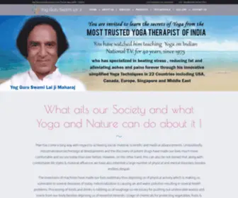 Yogguruswamilaljimaharaj.com(Yogiraj SwamiLal Ji) Screenshot