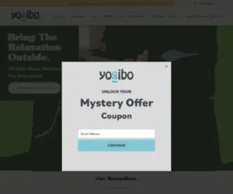 Yogibo.com(Bean Bag Chairs) Screenshot