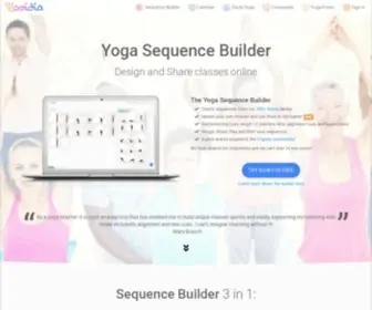 Yogidia.com(Yogidia Yoga Learning Platform) Screenshot