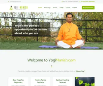 Yogimanish.com(Yogi Manish) Screenshot