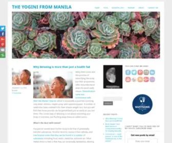 Yoginifrommanila.com(The Yogini from Manila) Screenshot