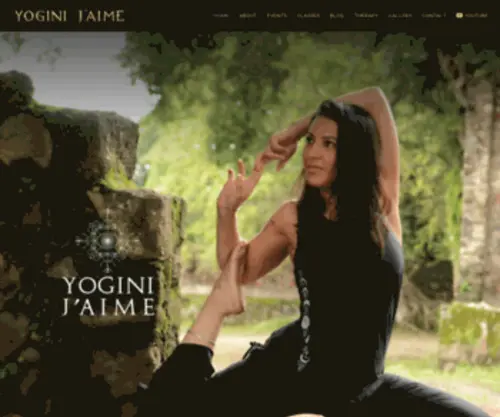 Yoginijaime.com(Yogini J'aime) Screenshot