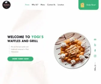Yogiswest.com(Yogi's Waffle And Grill) Screenshot
