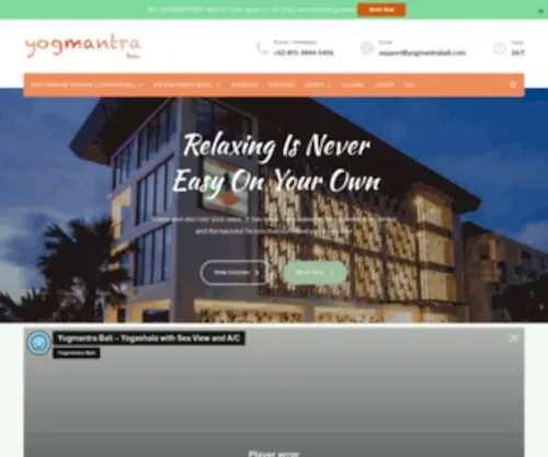 Yogmantrabali.com(Yogmantra Bali) Screenshot