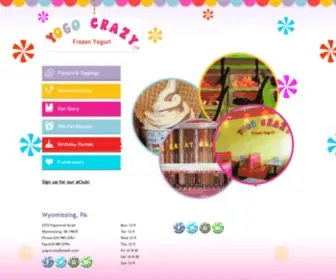 Yogocrazyfrozenyogurt.com(Yogo Crazy Frozen Yogurt) Screenshot