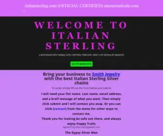 Yogojewelry.com(Italiansterling.com (OFFICIAL CERTIFIED)) Screenshot