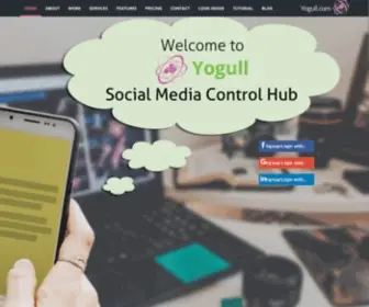 Yogull.com(Yogull the world and the world will yogull you. An advertising) Screenshot