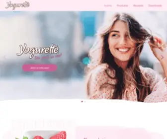 Yogurette.de(Startseite) Screenshot