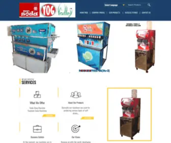 YogValley.co.in(Yogvalley Vending Equipments Co) Screenshot