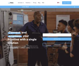 Yohoapp.io(Video-based training and instructions for frontline workers) Screenshot