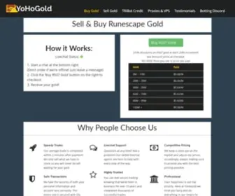 Yohogold.com(Buy Runescape Gold) Screenshot