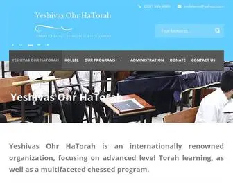 Yoht.org(Yeshivas Ohr HaTorah Yeshivas Ohr HaTorah) Screenshot