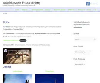 Yokefellowship.org(Currently ministering to inmates and returning citizens in PA) Screenshot