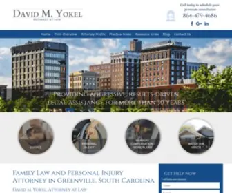 Yokellawfirm.com(Divorce Lawyer in Greenville SC) Screenshot
