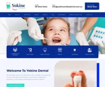 Yokinesmilesdental.com.au(We offer dental care for your whole family. Your oral health) Screenshot