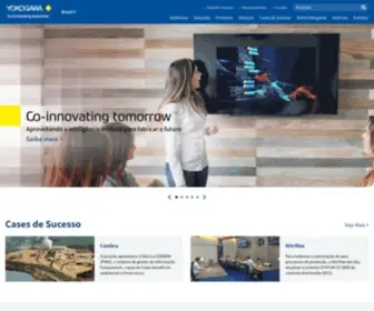 Yokogawa.com.br(Automação Industrial) Screenshot