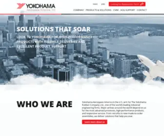 Yokohama-Aero.com(Yokohama Aerospace America) Screenshot