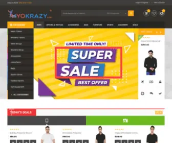 Yokrazy.com(Online Printed & Customised T) Screenshot