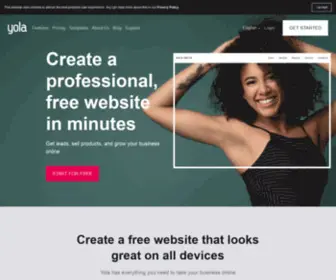 Yolafb.com(Make a Free Website) Screenshot