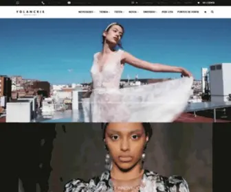 Yolancris.es(Descubre las colecciones de vestidos de novia y fiesta Yolancris) Screenshot
