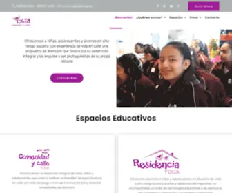 Yolia.org.mx(Construyendo Juntos el Futuro) Screenshot