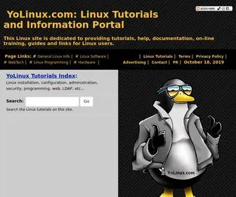 Yolinux.com(Linux Tutorials) Screenshot