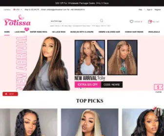 Yolissahair.com(Yolissa Hair) Screenshot