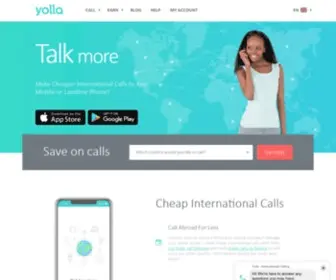 Yolla.io(Get Yolla for iOS and Android and start calling abroad) Screenshot