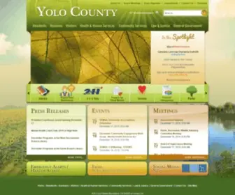 Yolocounty.org(Yolo County) Screenshot