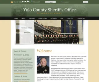 Yolocountysheriff.com(Yolo County Sheriff's Office) Screenshot