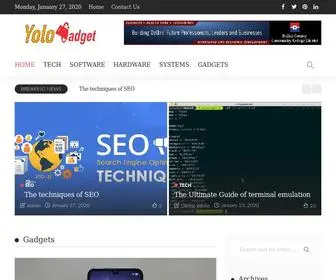 Yologadget.com(Tech Blog) Screenshot
