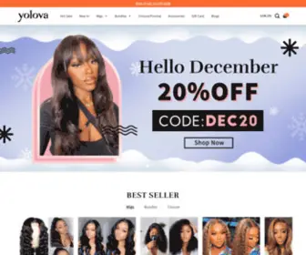 Yolova.net(Virgin Remy Human Hair Wigs And Bundles Remy Hair Extensions) Screenshot