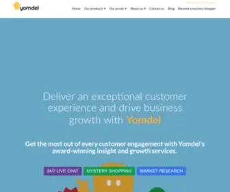 Yomdel.com(Customer Experience Company) Screenshot