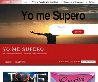 Yomesupero.com(Yo Me Supero) Screenshot