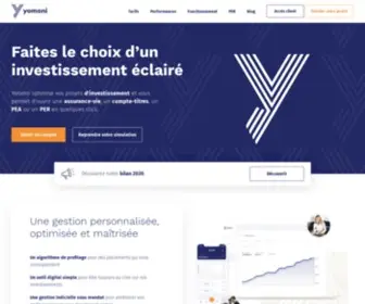 Yomoni.fr(L'épargne en mieux) Screenshot