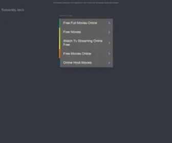 Yomovies.tech(Yomovies tech) Screenshot