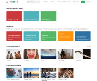 Yomta.com(Your Opinion Matters To All) Screenshot