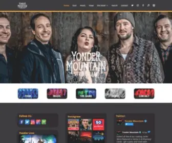 Yondermountain.com(Yonder Mountain String Band) Screenshot