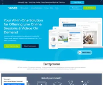 Yondo.com(Sell Online Videos) Screenshot
