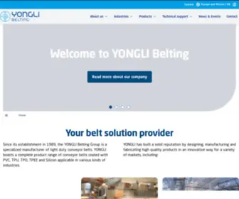 Yonglibelting.com(yonglibelting) Screenshot