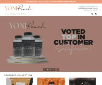 Yoniandpeach.com(Yoni and Peach) Screenshot