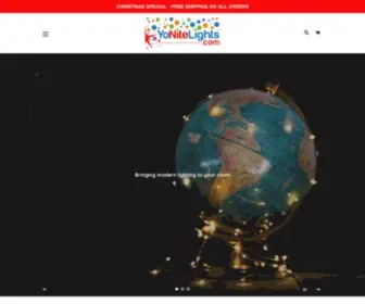 Yonitelights.com(Modern Night Lights) Screenshot