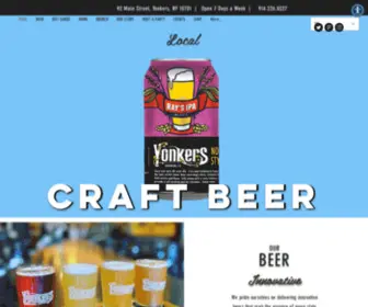 Yonkersbrewing.com(Brewery & Restaurant) Screenshot