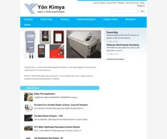 Yonkimya.com(Yön Kimya San) Screenshot