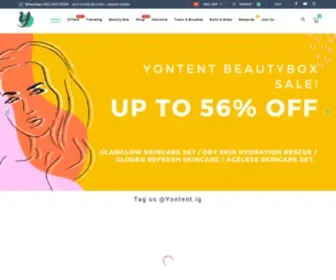 Yontent.com(Micro-influencers Beauty Platform) Screenshot