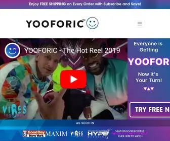 Yooforic.com(Full Spectrum Hemp Oil Infused Gum & Cream) Screenshot