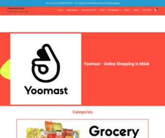 Yoomast.com(Yoomast Online Shopping in Milak) Screenshot