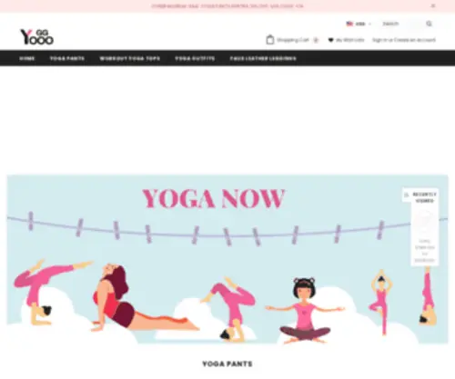 Yooogg.com(High Quality Yoga Mats) Screenshot